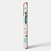 Retro, Rosen Case-Mate iPhone Hülle (Rückseite / Links)