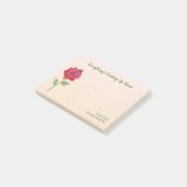 Retro Rosen Pink Peach Motivierend Zuhause Office Post-it Klebezettel (angewinkelt)