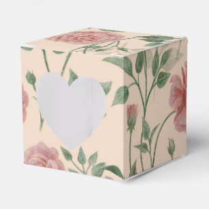 Retro-Rosenblüten Geschenkschachtel
