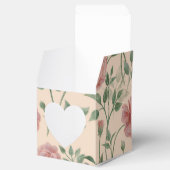 Retro-Rosenblüten Geschenkschachtel (Geöffnet)