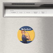 Retro Rosie, wir können es tun Magnet (In Situ (Geschirrspüler))