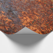 Retro rostiges Schmutz-Beschaffenheits-Muster Geschenkpapier (Ecke)