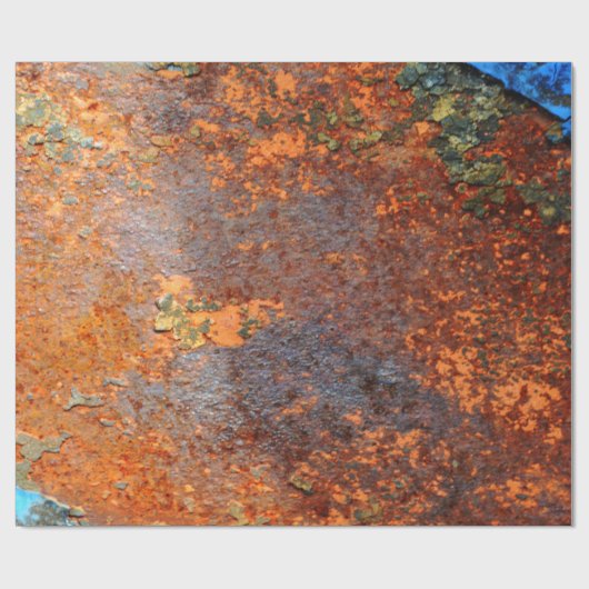 Retro rostiges Schmutz-Beschaffenheits-Muster Geschenkpapier (Flach)