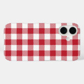 Retro-Rot-Picknick-Karo-Bauernhaus-Design Case-Mate iPhone Hülle (Rückseite (Horizontal))