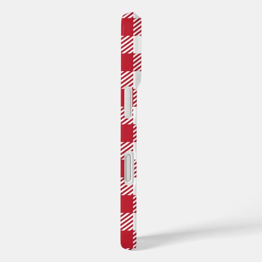 Retro-Rot-Picknick-Karo-Bauernhaus-Design Case-Mate iPhone Hülle (Rückseite / Rechts)