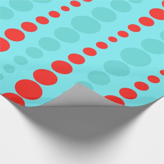 Retro Rot und Geschenkpapier (Ecke)