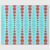 Retro Rot und Geschenkpapier (Flach)