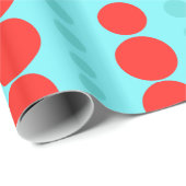 Retro Rot und Geschenkpapier (Rolleneckpunkt)