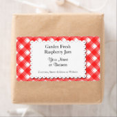 Retro-Rot und Weiß Kariert bearbeitbar (Insitu)