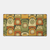 Retro Rotary Phone - 70s Communication Nostalgia Schreibtischunterlage (Vorderseite)