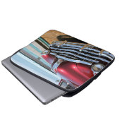 Retro rote Auto-Laptop-Hülse Laptopschutzhülle (Vorne Knopf)
