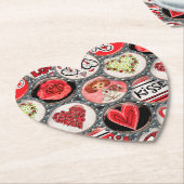 Retro Rote Flora Ein perfektes Wochenende in Love Untersetzer (angewinkelt)