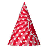 Retro Rote Königin des Herzens Geburtstag Partyhütchen (Links)