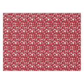 Retro-Rote Küche Tischdecke (Vorderseite (Horizontal))