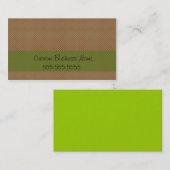 RETRO ROTE PUNKTE VISITENKARTE (Vorne/Hinten)