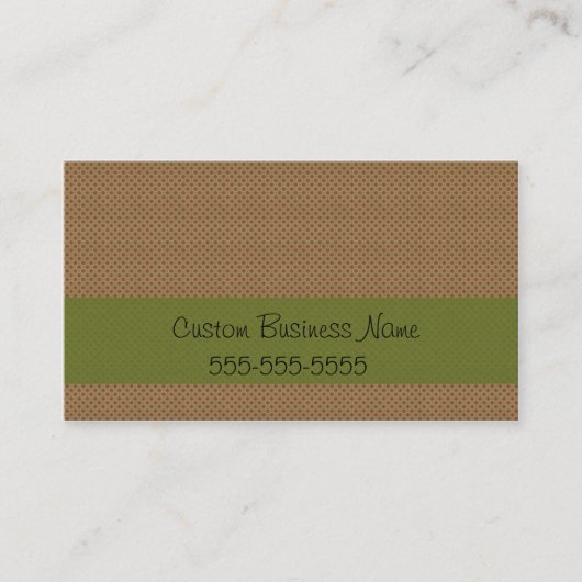 RETRO ROTE PUNKTE VISITENKARTE (Vorderseite)