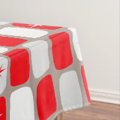 Retro Rote Sternexplosionen Tablette Tischdecke (Beispiel)