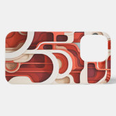 Retro-rote Telefonzelle iPhone Hülle (Rückseite (Horizontal))