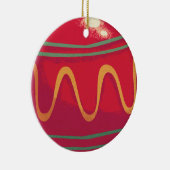 Retro Rote und grüne Weihnachtsschmuck (Rechts)