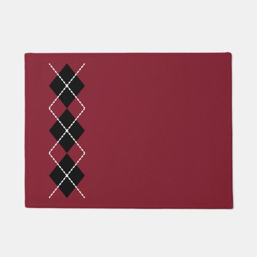 Retro-Roter Fußabtreter (Vorderseite)