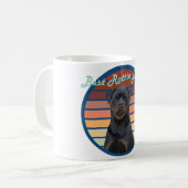 Retro Rottweiler Kaffeetasse (Vorderseite Links)