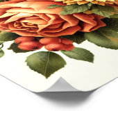 Retro Rottweiler Malerei Poster (Ecke)