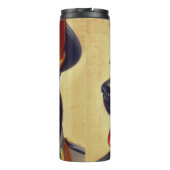 Retro Rottweiler Malerei Thermosbecher (Rückseite)