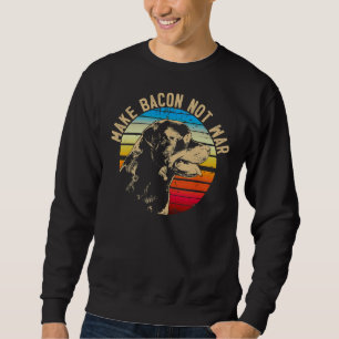 Retro Rottweiler Männer Frauen Kinder Sweatshirt
