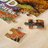 Retro-Rotwald Van Gogh Puzzle (Seite)