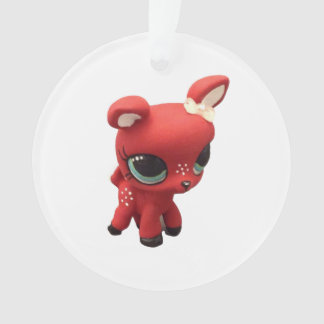 Retro Rotwild-Weihnachtsverzierung Ornament