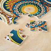 Retro Rounds farbenfroh Puzzle (Seite)