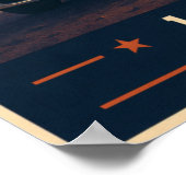 Retro Route 66 Centennial Drive In Poster (Ecke)