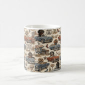 Retro Route 66 Cockapoo Tasse (Mittel)