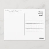 Retro-Route 66 Postkarte (Rückseite)