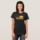 Retro Rowing Evolution Rowboat Paddling Kanufahrt T-Shirt (Vorne ganz)