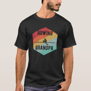 Retro Rowing Opa 70's Rowers Geschenk T-Shirt