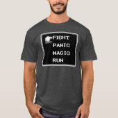 Retro RPG-Menü-T - Shirt (8-Bit) (Vorderseite)