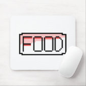 Retro RPG Pixel Art – Chat Box ‘Food’ Mousepad (Mit Mouse)