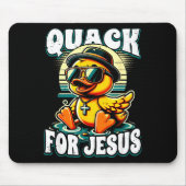 Retro Rubber Duck Christian Rubber Ducky Quacks Fo Mousepad (Vorne)