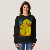 Retro Rubber Duck Sweatshirt (Vorne ganz)