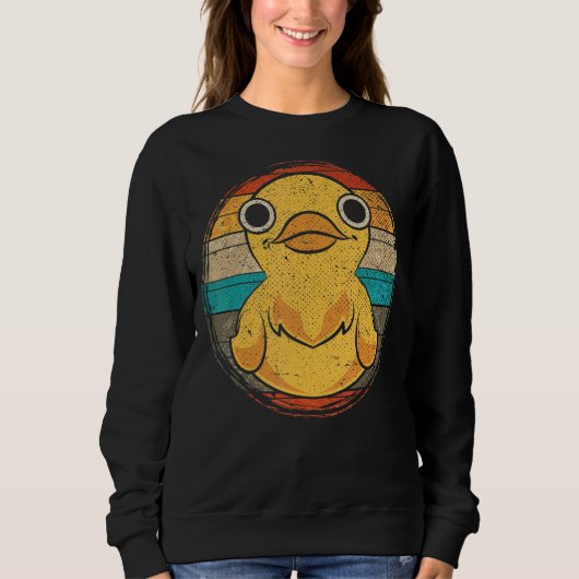Retro Rubber Duck Sweatshirt (Vorderseite)