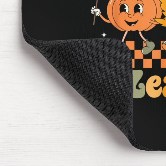 Retro Rückgang in Liebe mit Lernen Autumn Pumpkin Mousepad (Ecke)