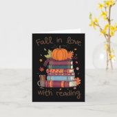 Retro Rückgang in Liebe mit Lesebuchskürzen Karte (Gelbe Blume)