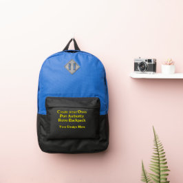 Retro-Rucksack für Port Authority Blau/Schwarzer R