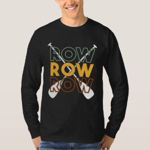 Retro-Rudern-Booten Ruderboot-Ruderer-Experten-Gr T-Shirt