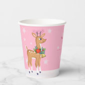 Retro Rudolph Paper Cups Pappbecher (Vorderseite)