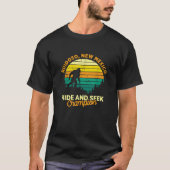 Retro Ruidoso New Mexico Big foot Souvenir T-Shirt (Vorderseite)