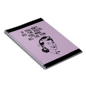 Retro Rule Breaker Spiral Foto Notebook Notizblock (Rechte Seite)