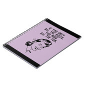 Retro Rule Breaker Spiral Foto Notebook Notizblock (Linke Seite)