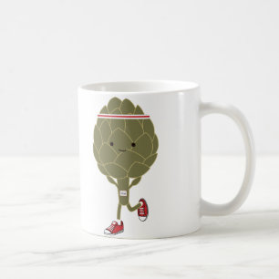 Retro Running Artichos Kaffeetasse